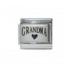 Grandma with Heart - Laser 9mm Italian charm