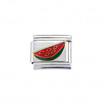 Watermelon (c) - 9mm enamel Italian charm