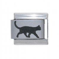 Laser Cat - 9mm laser Italian charm