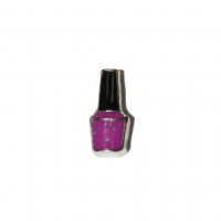 Nail Varnish purple glittery 9mm floating locket charm