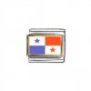 Flag - Panama photo enamel 9mm Italian charm