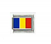 Flag - Chad photo 9mm Italian charm