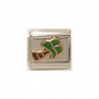 Palm tree leaning - 9mm Italian enamel charm