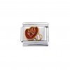 Baseball Mitt and Ball - enamel charm