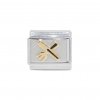 Knife and fork - restaurant - 9mm enamel Italian charm