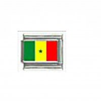 Flag - Senegal photo 9mm Italian charm