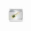 Prosecco bottle - enamel 9mm Italian charm