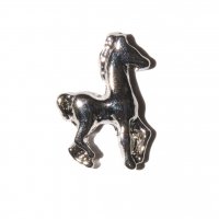 Silvertone horse 8mm floating charm - fits living memory locket