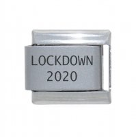 Lockdown 2020 - plain laser 9mm Italian charm