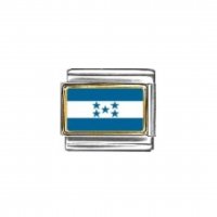 Flag - Honduras photo enamel 9mm Italian charm