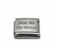 Show me the money - Laser 9mm Italian Charm