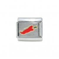 Red chilli pepper (a) - 9mm Italian charm