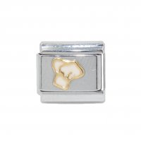 Chef's hat - enamel 9mm italian charm