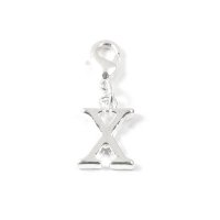 Letter X - Clip on charm fits Thomas Sabo Style Bracelets