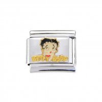 Betty Boop - Betty with name 9mm classic Italian Charm