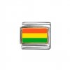 Flag - Bolivia photo enamel 9mm Italian charm
