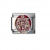 Jesus on the cross (a) - enamel 9mm Italian charm