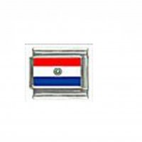 Flag - Paraguay photo 9mm Italian charm