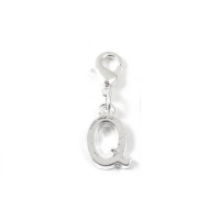 Letter Q - Clip on charm fits Thomas Sabo style bracelets