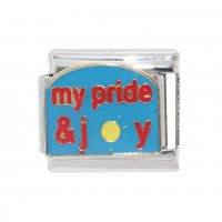 My pride & joy - enamel 9mm Italian charm