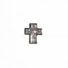 Cross with clear stones 10mm floating locket charm