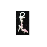 Light pink Strap Shoe - Clip on charm fits Thomas Sabo Style