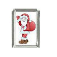 Christmas (an) - Santa 9mm Italian Charm