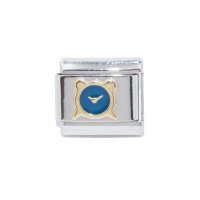 Alarm clock - 9mm Enamel Italian charm