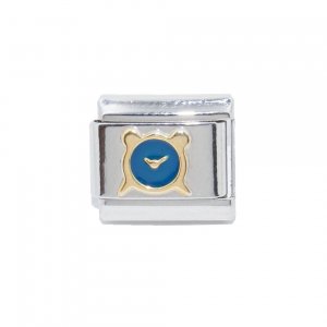 Alarm clock - 9mm Enamel Italian charm