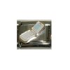 White mobile flip phone - enamel 9mm Italian charm