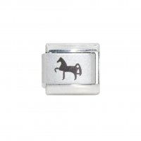 Horse (a) - laser 9mm Italian Charm