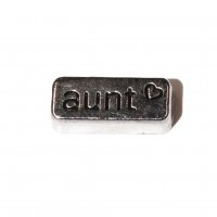 Aunt with heart 9mm floating locket charm