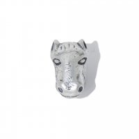 EB33 - Silvertone horse head - European bead charm