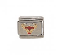 Taurus enamel charm (21/4-21/5) 9mm Italian charm