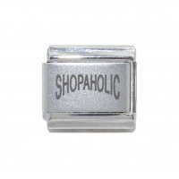 Shopaholic - laser 9mm Italian charm