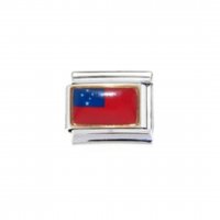 Flag - Somalia photo enamel 9mm Italian charm