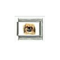 Dog charm - Pekingese 3 - 9mm Italian charm