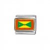 Flag - Grenada photo enamel 9mm Italian charm