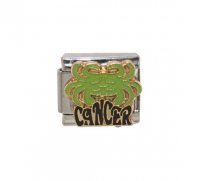 Cancer Word - Italian charm (22/6-23/7) 9mm Italian charm