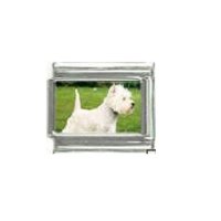 Dog charm - West Highland Terrier 2 - 9mm Italian Charm