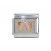 Ballet shoes (b) - Enamel 9mm Italian Charm