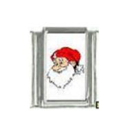 Christmas (b) - Father Christmas 9mm Italian Charm