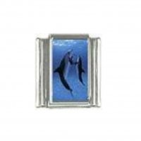 Dolphin (r) photo 9mm Italian charm