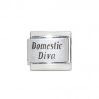 Domestic Diva - 9mm Laser Italian charm