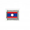 Flag - Laos photo 9mm Italian charm