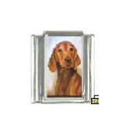 Dog charm - Vizsla 4 - 9mm Italian charm
