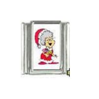 Christmas (ad) - Granny christmas 9mm Italian Charm