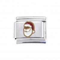 Santa head 9mm Italian charm - fits classic 9mm bracelets