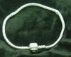 Bracelet 18 cms fits European beads with Love clasp