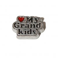 Love my grandkids 10mm floating locket charm